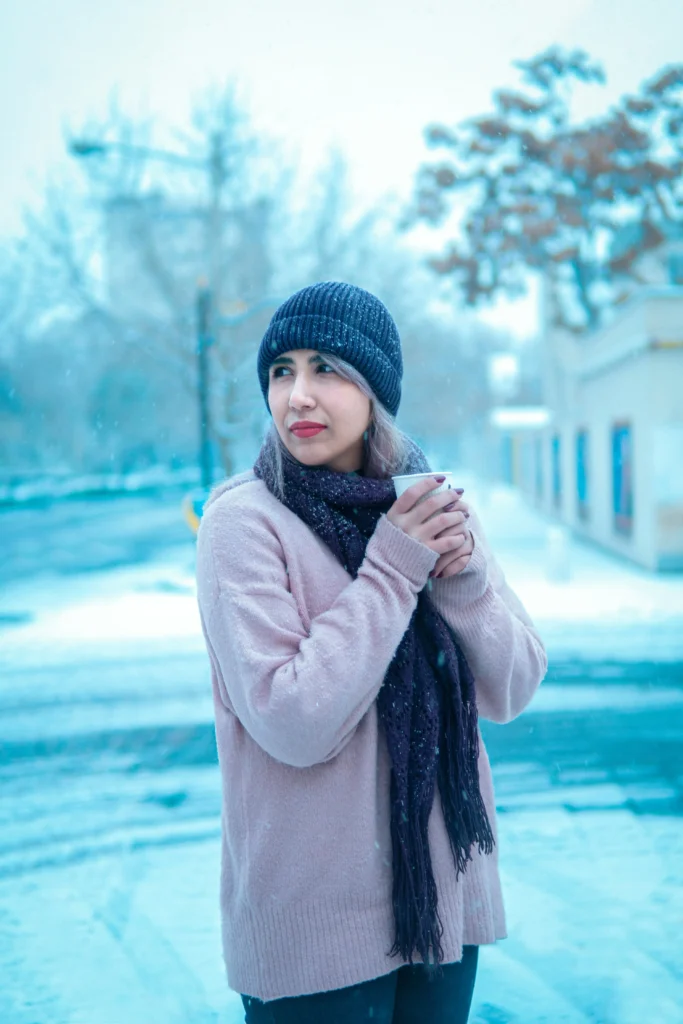 Winter hijab