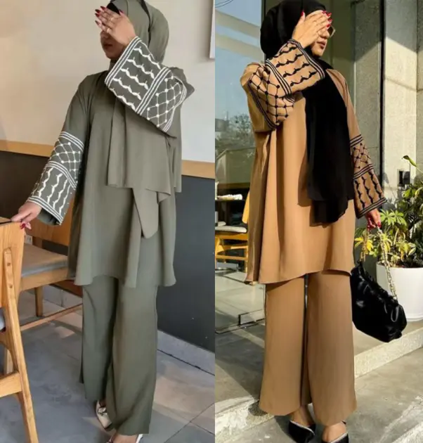 Blouse with Cigarette Pants