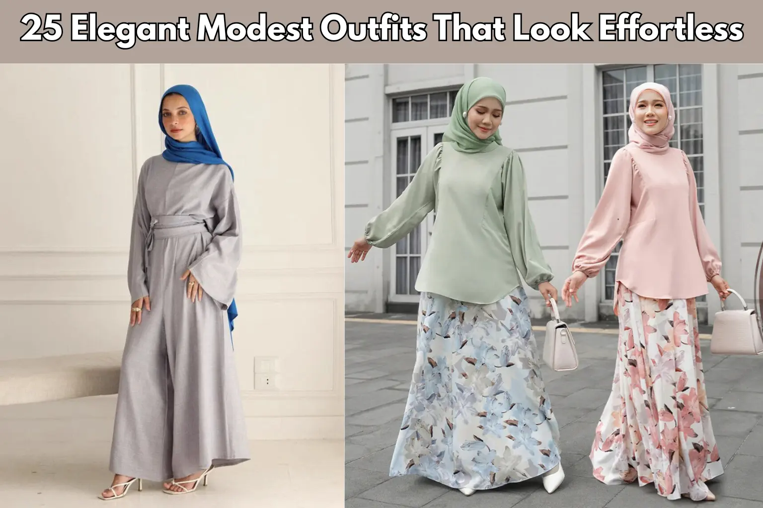Modest Way 25 Elegant Modest Outfits That Look Effortless - modeststylewear.com